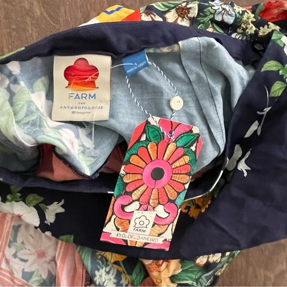 ANTHROPOLOGIE Farm Rio Fiji Midi Skirt - Picture 14 of 16